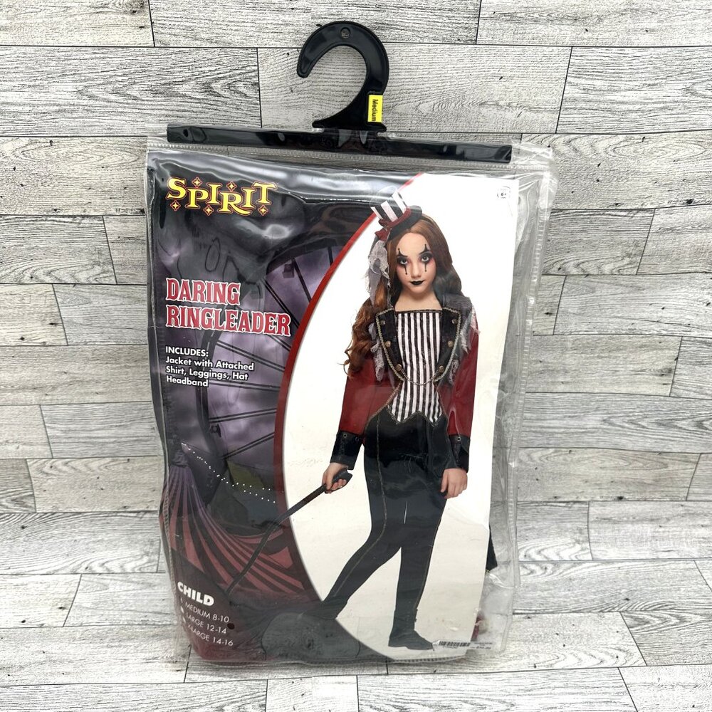 Spirit Halloween Daring Ringleader Child Costume, Medium 8-10